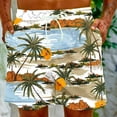 thumbnail image 5 of Aloohaidyvio George Mens Hawaiian Beach Surf Pants With Pockets Quick Dry Athletic Drawstring Shorts, 5 of 5