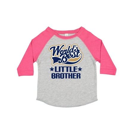 

Inktastic Little Brother Worlds Best Gift Toddler Boy Girl T-Shirt
