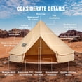 thumbnail image 5 of 8-10 Person Canvas Glamping Yurt / Bell Tent, 5 of 5