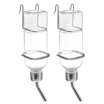 Pungan pet water feeder 2pcs 180ml Hamster Water Dispenser Hanging Fountain Rabbit Water Bottle,8.66"X8.66"X1.97"