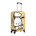 thumbnail image 3 of Cute Anime Cartoon Pochacco Travel Suitcase Protective Cover Trunk Case Washable Elastic Luggage Cover Fits Small Suitcase Protector Baggage With Concealed Zipper Gifts, 3 of 5