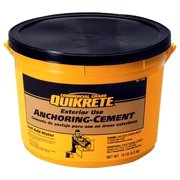 Quikrete Anchoring Cement 124511 - Fast Setting, Gray - 10 Lb Bucket