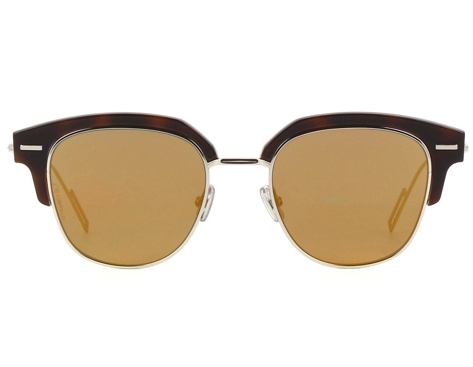 Dior Tensity Brown Gold Spgd 83 Browline Men's Sunglasses DIORTENSITY 02IK  48