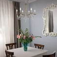 thumbnail image 5 of Mirabella 6 Light Chandelier in Golden Aura with metal candlesticks, 5 of 10