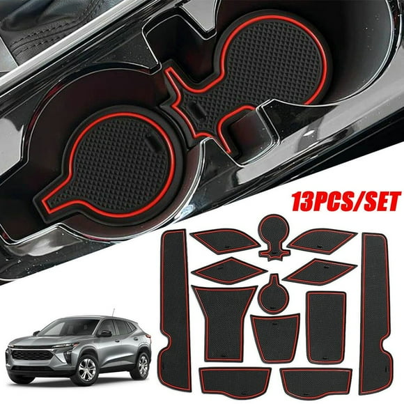Lefu NonSlip Car Gate Slot Mat for Chevrolet for Trax 2024 Door Groove Pad Cup Holder