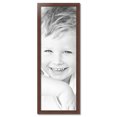thumbnail image 2 of ArtToFrames 17" x 49" Honors Mahogany with Gold Picture Frame, 17x49 inch Brown Wood Poster Frame (WOM-5156), 2 of 7