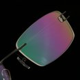 thumbnail image 3 of Lentes de montura sin montura flexible ligero de negocios Negro shamjiam Marco sin marco de gafas, 3 of 9