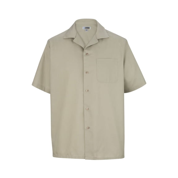 Edwards Big And Tall Easy Care Matching Button Poplin Camp Shirt, Style 1029