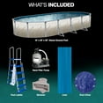 thumbnail image 4 of Puri Tech 15' x 30' x 52" Oval Above Ground Parisian Dune Pool Package -Featuring: Liner, Filtration System, Skimmer, Ladder and Winter Cover., 4 of 10