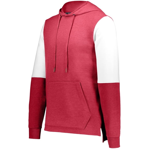 Holloway Sportswear S All-American Team Hoodie Scarlet Heather/White 222581