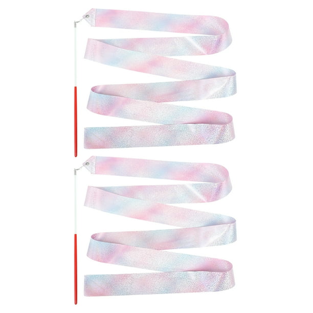 Hemoton Ribbon Ribbon Dance Gymnastics Performing Delicate Twirling