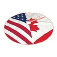 thumbnail image 2 of Bingfone Christmas Tree Skirt Mat Christmas Decoration Interior 30" -USA Canada Flag, 2 of 6