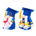 thumbnail image 4 of Temporada De Graduación Azul Con Gafas, Muñeca Sin Rostro, Adornos De Regalo De Graduación Suaves Y Cómodos Vogacara FN007786-01, 4 of 6