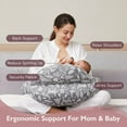 thumbnail image 3 of Momcozy Original Nursing Pillow, Ergonomic Breastfeeding Pillows with Security Fence for Baby- Gazelle, 3 of 6