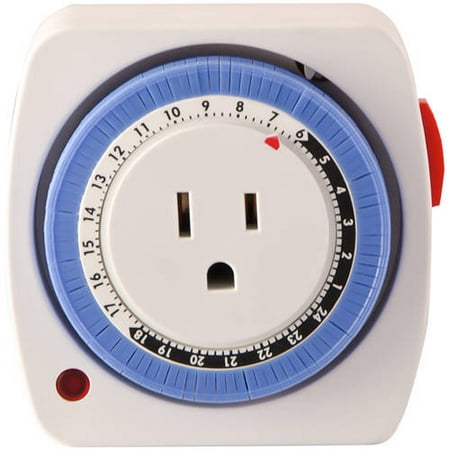 Lap Timer - GoGreen Power Mechanical 24-Hour Timer, White, 36011