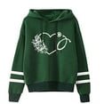 thumbnail image 1 of Meichang Sweat-Shirt pour Femmes Col Rond Manches Longues Pull Décontracté Mode Amour Graphique Sweat-Shirts Amples Épaules Tombantes, 1 of 4