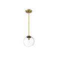 thumbnail image 4 of Trade Winds Chelsea Glass Pendant Light in Natural Brass, 4 of 5