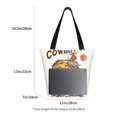 thumbnail image 5 of Fotbe Cowboy Up Vintage Wild West Pattern Beach Tote,Shoulder Handbag,Spacious Tote Bag,Lightweight Travel Bag,Versatile Shopping Bag, 5 of 9