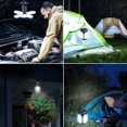 thumbnail image 5 of 4500mAh LED Solar Camping Lamp USB Rechargeable Lantern, 6 Modes SOS Waterproof Portable IP67 Waterproof Camping Lamp Tent Light for Outdoor Hiking Reading Emergency [Energy Class F], 5 of 5