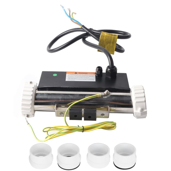 Calentador de agua para bañera de hidromasaje con termostato eléctrico de 1 kW, resistente al agua IPX5.