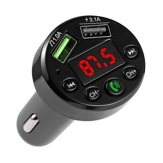 compatible 3.1a Dual Usb Wireless Modulator Bluetooth Fast Charger Car Charger Car Fm Transmitter_Perfect Gift
