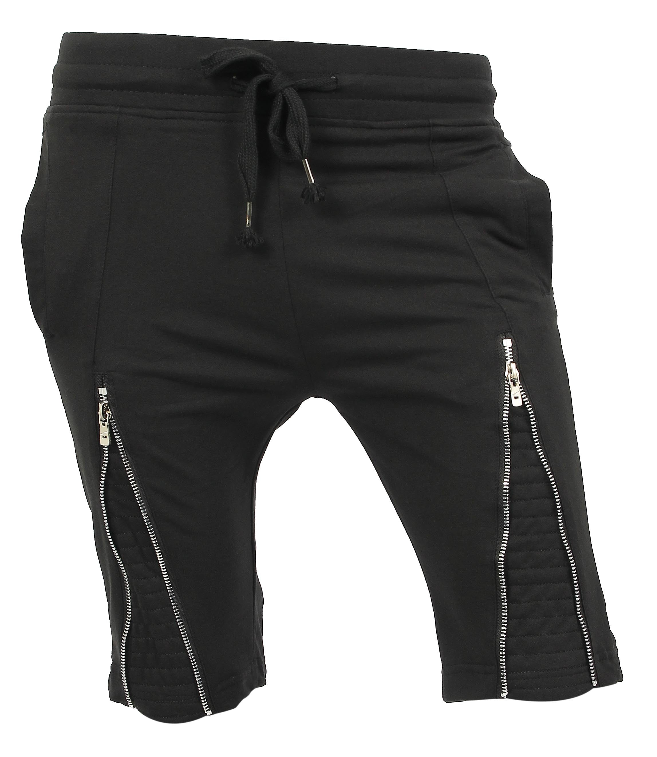 slim fit jogger shorts