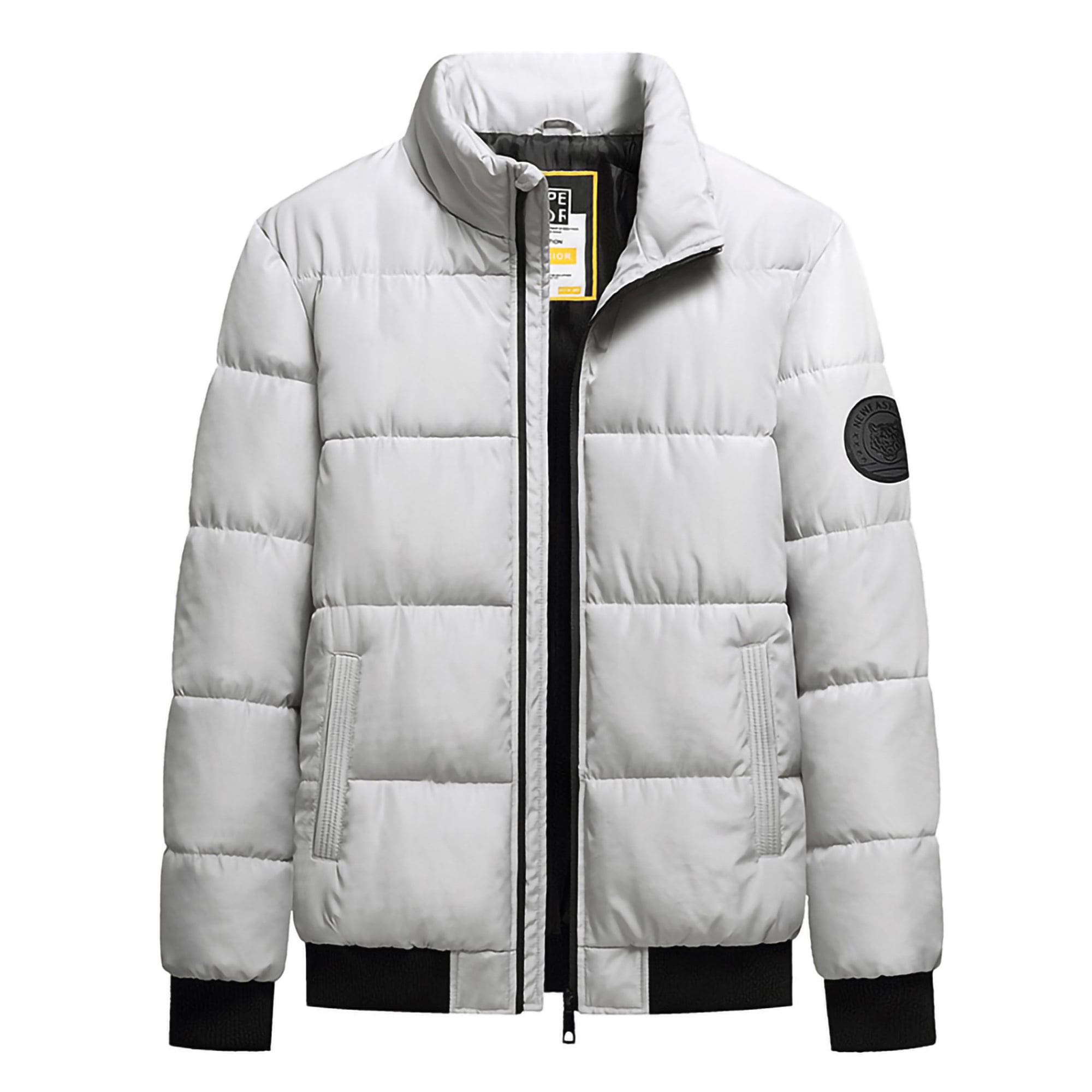 Beige puffer jacket men hotsell
