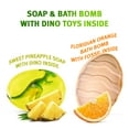 thumbnail image 6 of Dino Gift Set for Kids Soap with Toys Inside and Bath Bomb for Kids with a Surprise Toy Handmade in USA Natural and Safe by Relaxcation, 6 of 7
