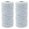 Just Artifacts ECO Bakers Twine 110yd 12Ply Striped Cornflower (2-Pack)