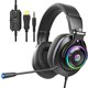 thumbnail image 2 of Auriculares para juegos con cable HP Auriculares Xbox One con sonido envolvente, iluminación LED RGB, auriculares para juegos con aislamiento de ruido sobre la oreja con micrófono ajustable, para PS5,, 2 of 2