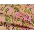 thumbnail image 4 of oneOone Rayon Orange Fabric Batik Sewing Material Print Fabric By The Yard 56 Inch Wide - GH, 4 of 6