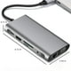 thumbnail image 3 of Xihbxyly Venta de Liquidación Estación de Acoplamiento Usb C 10 En 1, 1 Puerto 4K, 1 Vga 1080P, 3 Puertos Usb 3.0, Pd 65 W, Puerto Aux 3,5 Mm, Puerto Gigabit Ethernet y Tarjetas, 3 of 7