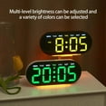 thumbnail image 3 of AOOOWER Led Alarm Clock Adjustable Brightness Desk Colck Dimmable Bedside Clock for Elderly and Seniors For Bedrooms Clock, 3 of 21