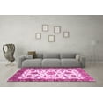 thumbnail image 3 of Ahgly Company Indoor Rectangle Oriental Pink Traditional Area Rugs, 8' x 10', 3 of 4