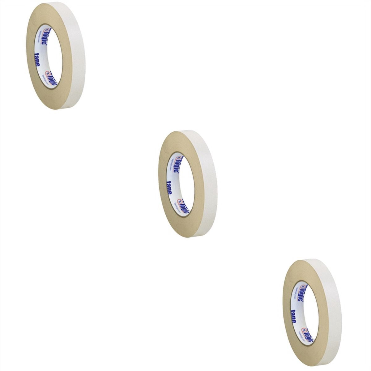 Tape Logic Double Sided Masking Tape 3/4" X 36 Yard Roll (3 Pack)