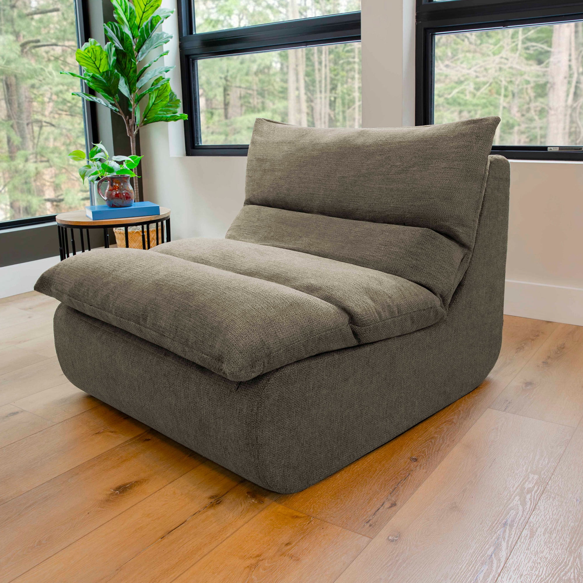 Big Joe Driftscape Indoor Accent Cloud Chair, Misty Gray