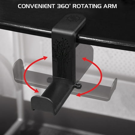 ENHANCE - Gaming Headset Holder Mount - Black