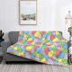 thumbnail image 2 of Fotbe Colorful Easter eggs Manta de Franela con Estampado, Manta Ultrasuave para Cama, Sofá, Auto, Hipoalergénica y Antibolitas-60"x50", 2 of 6