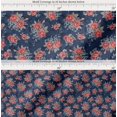 thumbnail image 2 of Soimoi Cotton Poplin Fabric Leaves & Rose Floral Fabric Prints By Yard 56 Inch Wide, 2 of 7