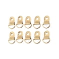 thumbnail image 1 of ruzhgo 10PCS Ring Buckle Figure D Anchors Rings Wear Resistance Solid Color Portable Binding Buckles Bag Shoes Picture Frame Silver Golden, 1 of 6