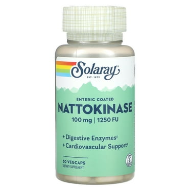 Nattokinase 100 mg By Solaray - 30 Vegetable Caps