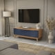 thumbnail image 1 of Mueble TV 55" 3 Puertas 136 cm Canela/Azul Kappesberg, 1 of 10