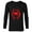 Black, variant on Marvel Spider-Man Into the Spider-Verse Red Icon - Long Sleeve T-Shirt for Men -Customized-Athletic Heather
