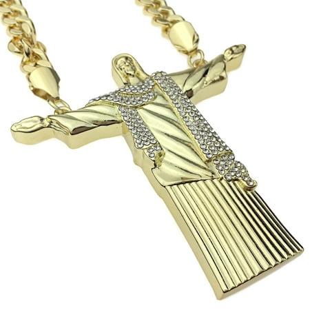 Christ The Redeemer Necklace Brazil Jesus 3.5