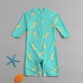 thumbnail image 6 of ATAIKU 0-4T Baby Boys Banana One Piece Swimsuit Rash Guard Suits Toddler Long Sleeve Swimwear Kids UPF 50+ Zipper Bathing Suit, 6 of 8