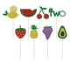 thumbnail image 2 of Paquete de 12 piezas en 1 con diseño de cerezas, para tartas de fiesta, con purpurina, para decoración de tartas, ideal para fiestas., 2 of 8