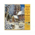 thumbnail image 3 of SUNSOUT INC - Church in the Snow - 1000 pc Jigsaw Puzzle by Artist: IBD Christmas - Finished Size 20" x 27" Christmas - MPN# 44131, 3 of 5
