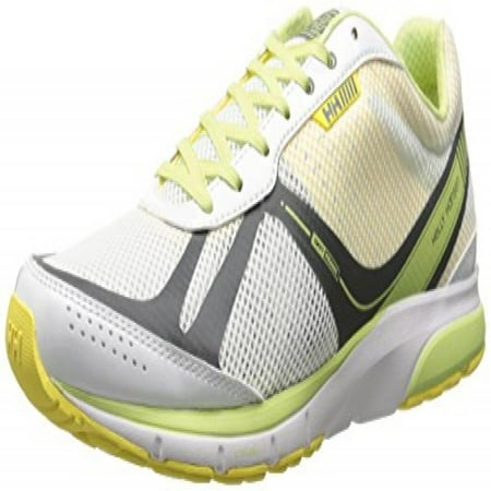 Helly Hansen Women's W Nimble R2 Running Shoe, White/Neon Yellow/Midori, 10 M US