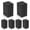 12Pcs(Black), variant on 12 Pcs Curtain Weights, Waterproof Magnetic Curtain Weights, Weighted Magnets for, Shower Curtain, Garden Flag, Tablecloth