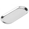 thumbnail image 1 of Towel Tray5pcs Stainless Steel Oval Jewelry Dish Jewelry Plate Convenient Use, 1 of 5
